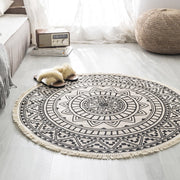 Mandala Cotton Rug 80 cm