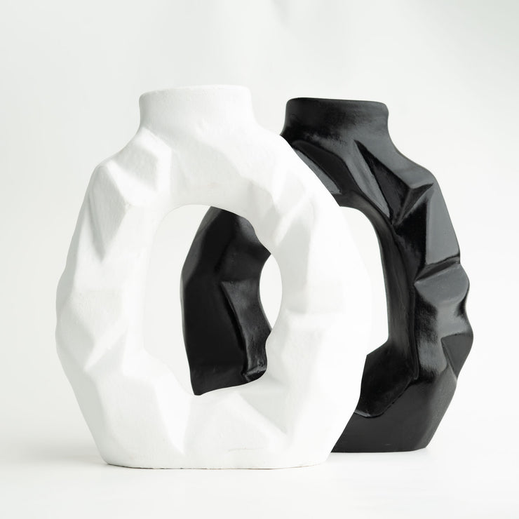 Geometric vase set