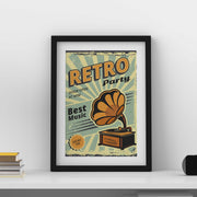 Retro-music Black Frame