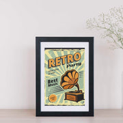 Retro-music Black Frame